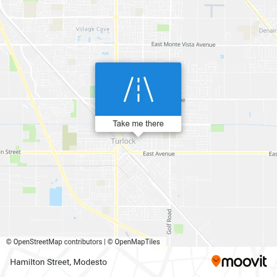 Hamilton Street map