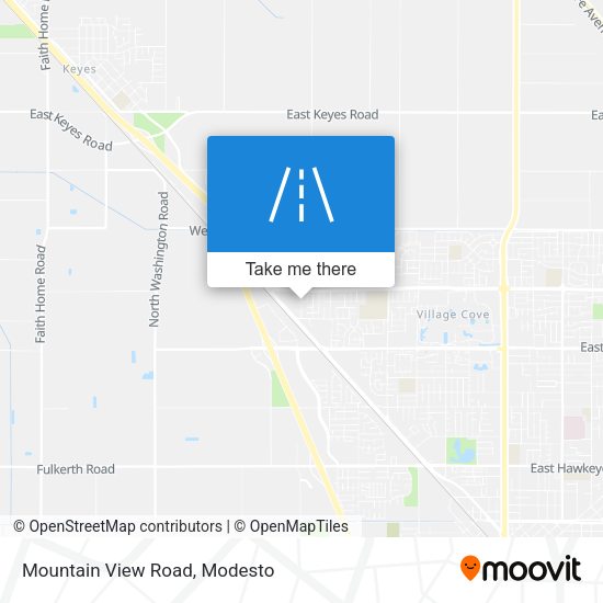 Mountain View Road map