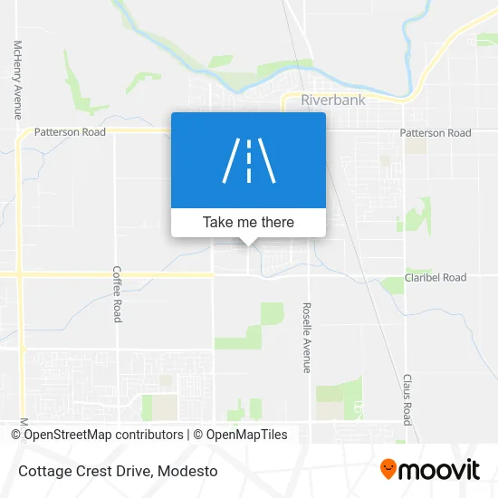 Cottage Crest Drive map