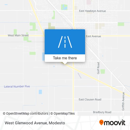 Mapa de West Glenwood Avenue