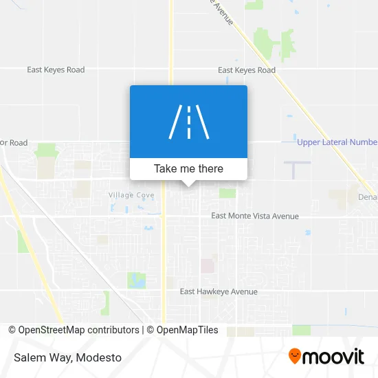 Salem Way map