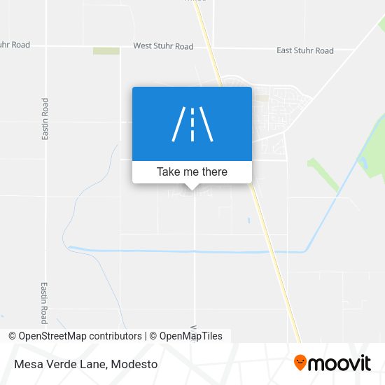 Mesa Verde Lane map