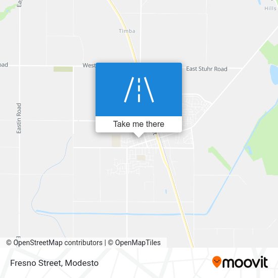 Fresno Street map