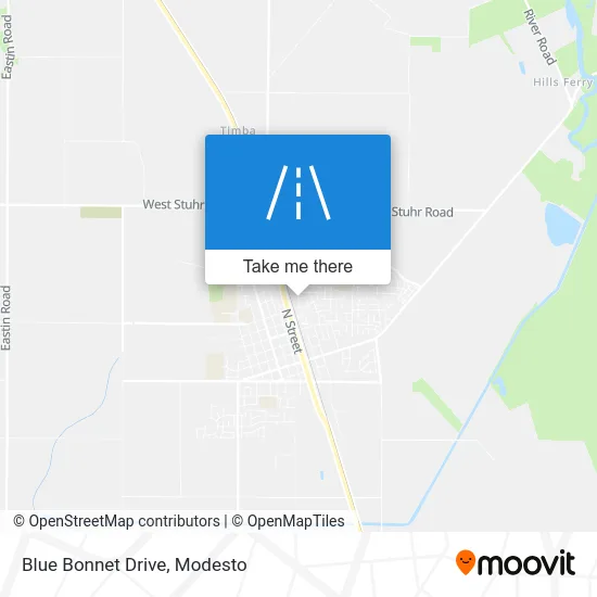 Blue Bonnet Drive map