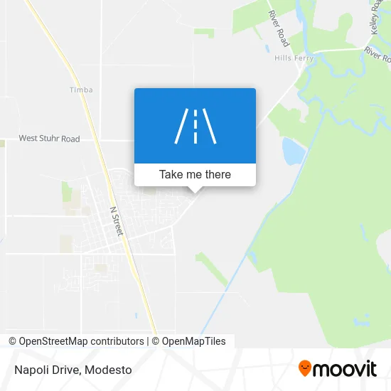 Napoli Drive map