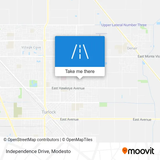 Independence Drive map