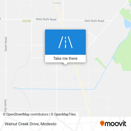 Walnut Creek Drive map