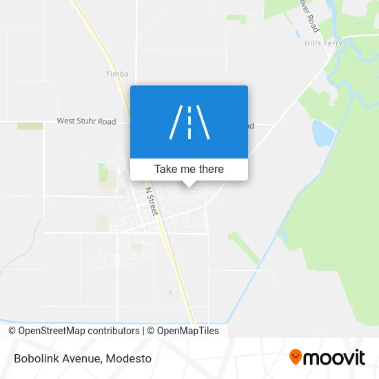 Mapa de Bobolink Avenue