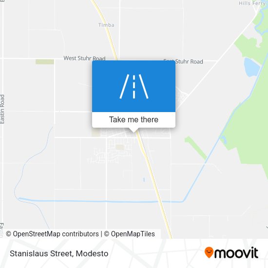 Stanislaus Street map