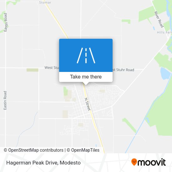 Hagerman Peak Drive map