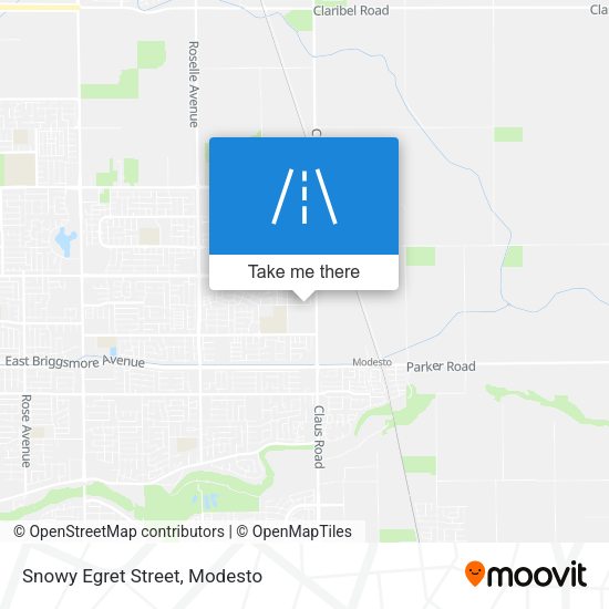 Snowy Egret Street map