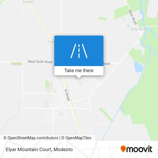 Mapa de Elyar Mountain Court