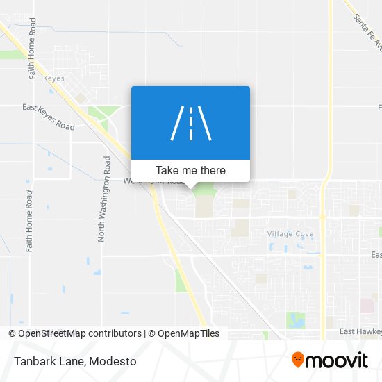 Tanbark Lane map