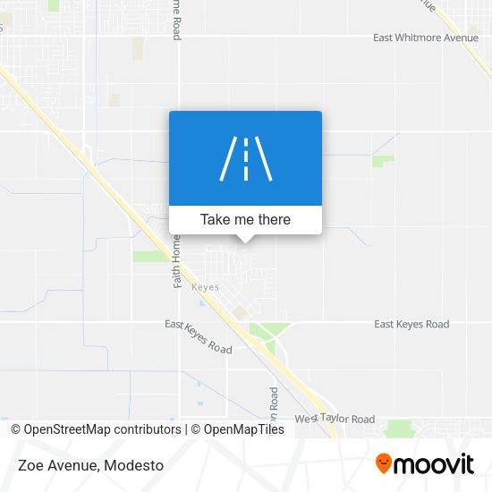 Mapa de Zoe Avenue