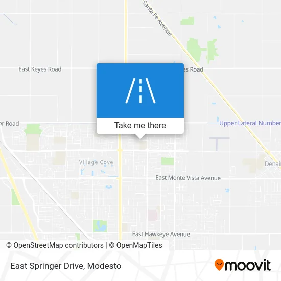 East Springer Drive map