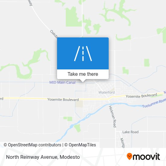 North Reinway Avenue map