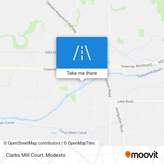 Clarks Mill Court map