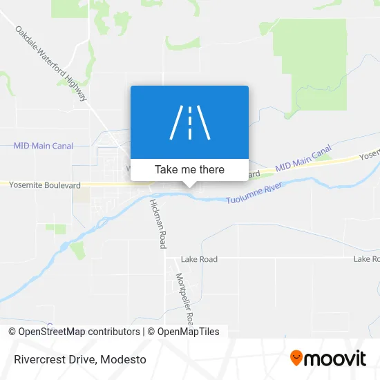 Rivercrest Drive map