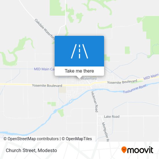 Mapa de Church Street