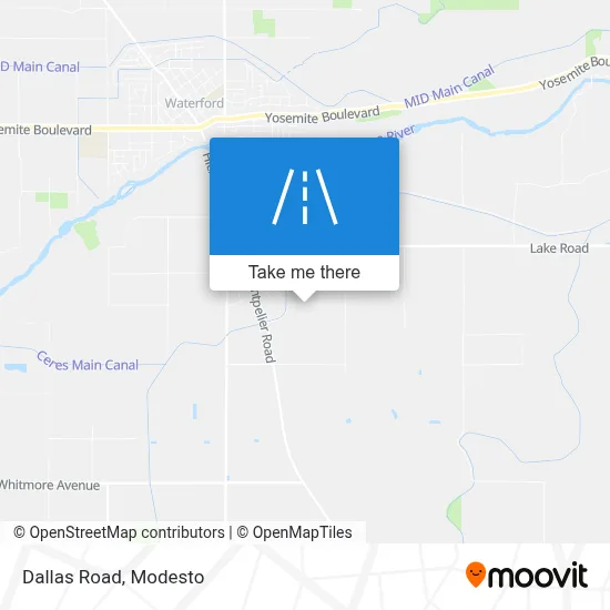 Dallas Road map