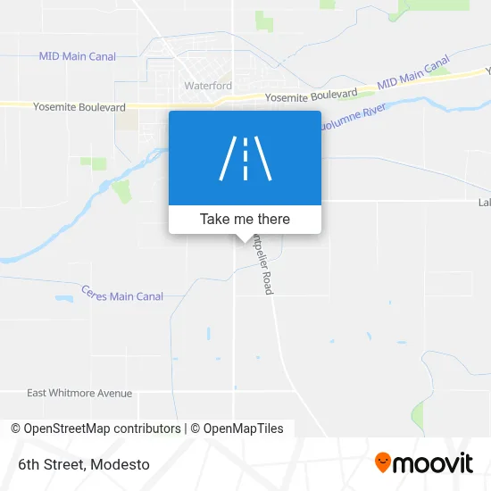 6th Street map