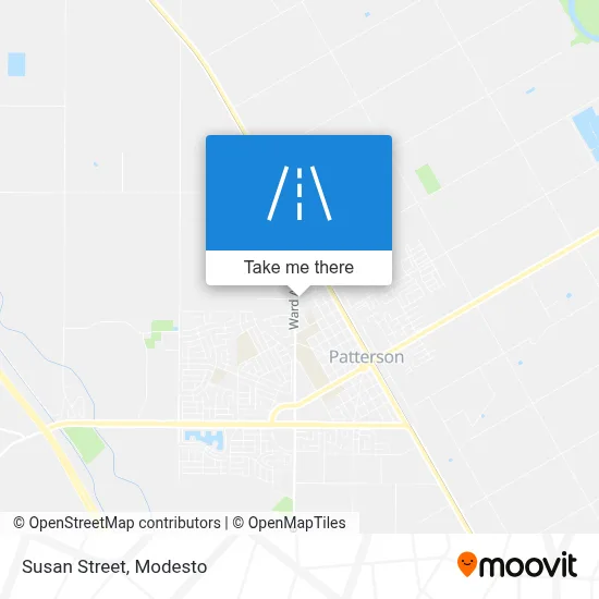 Susan Street map