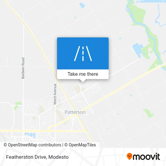Featherston Drive map