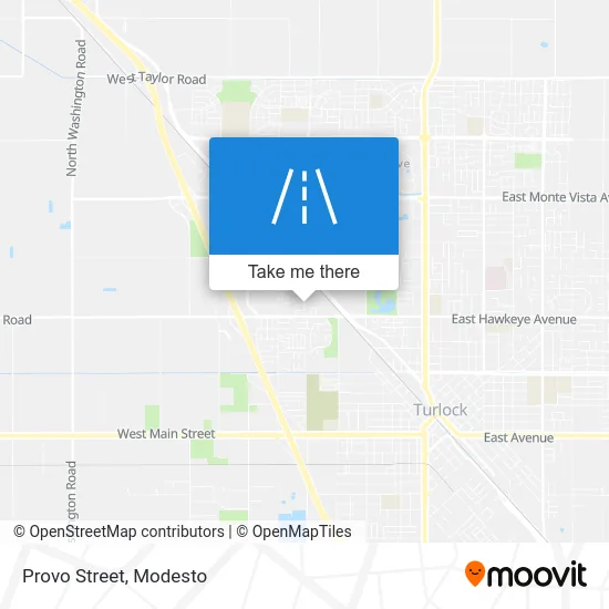 Provo Street map