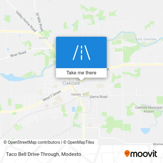 Taco Bell Drive-Through map