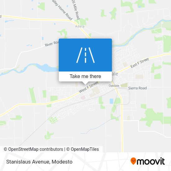 Mapa de Stanislaus Avenue