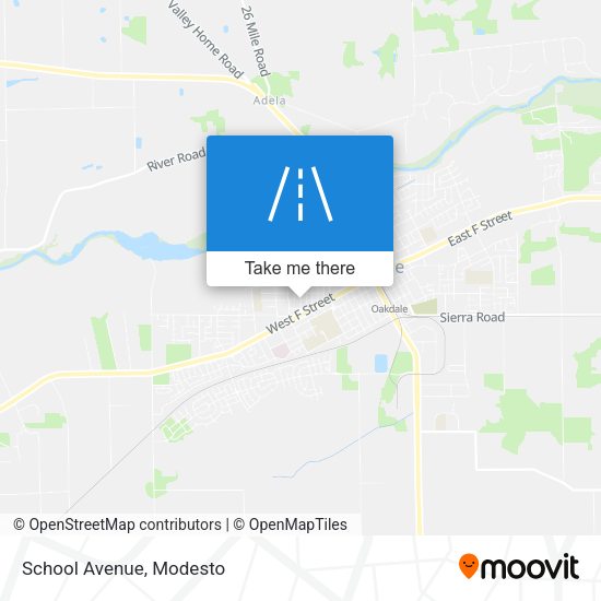 Mapa de School Avenue