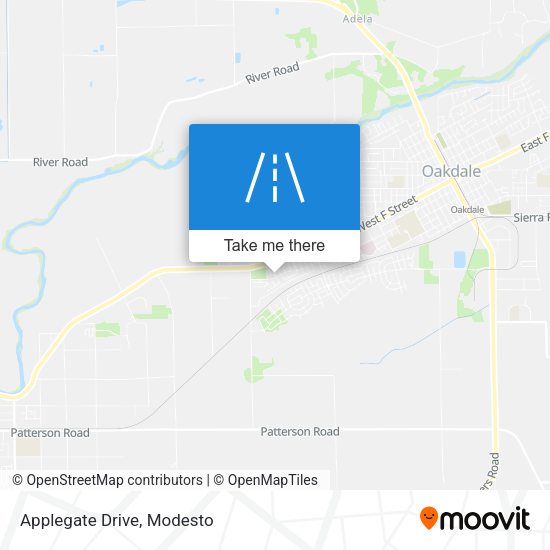Applegate Drive map