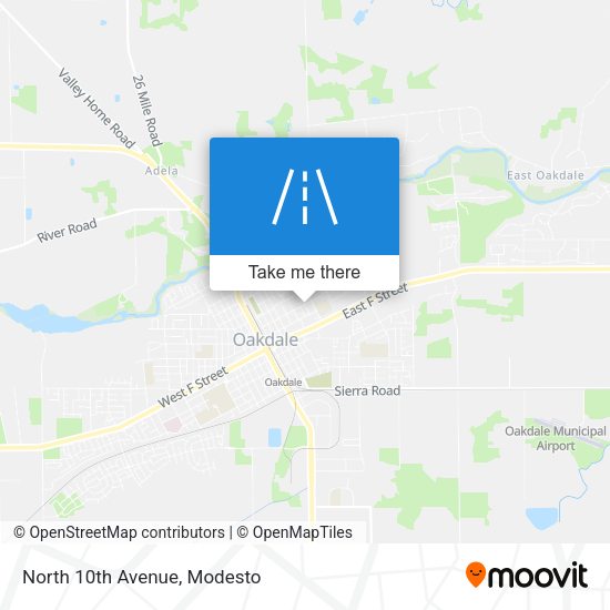 Mapa de North 10th Avenue
