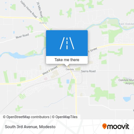 Mapa de South 3rd Avenue