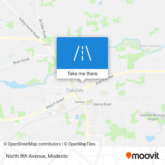 Mapa de North 8th Avenue
