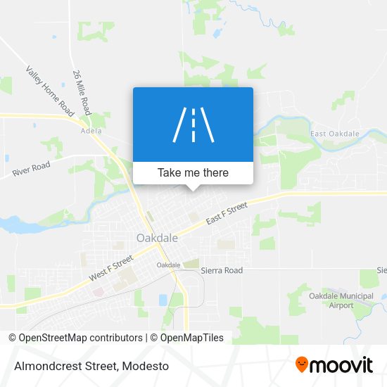 Almondcrest Street map