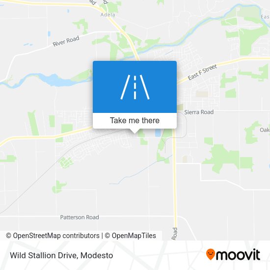 Wild Stallion Drive map
