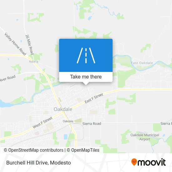 Burchell Hill Drive map