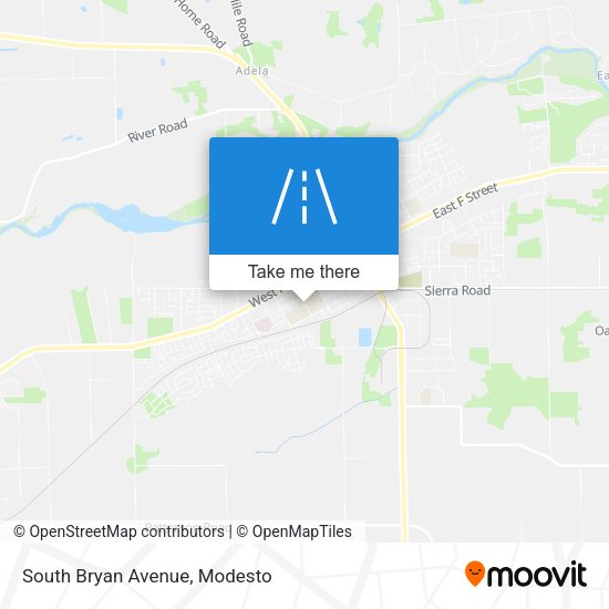 Mapa de South Bryan Avenue