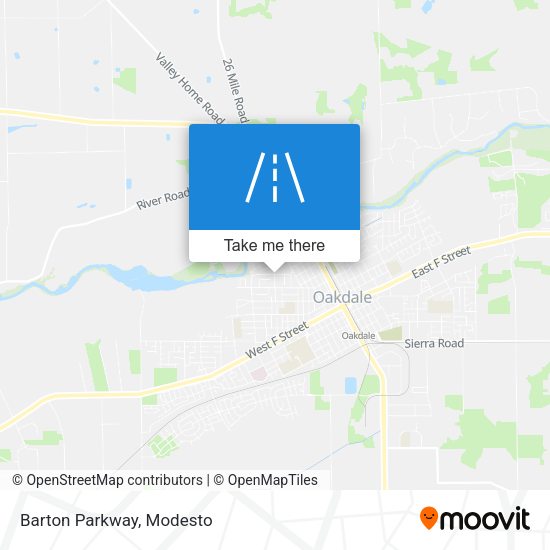 Mapa de Barton Parkway