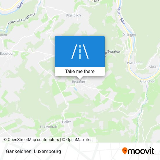 Gänkelchen map