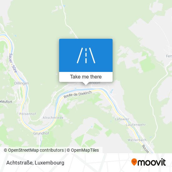 Achtstraße map