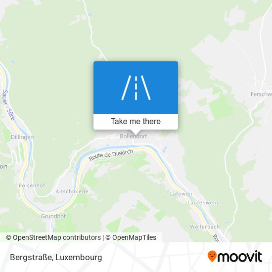 Bergstraße Karte