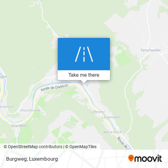 Burgweg map