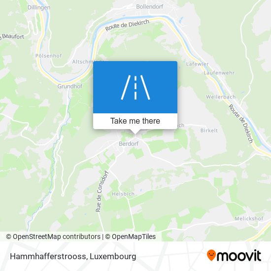 Hammhafferstrooss map