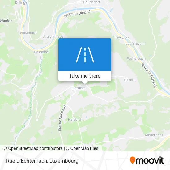 Rue D'Echternach map