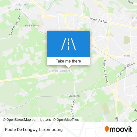 Route De Longwy Karte