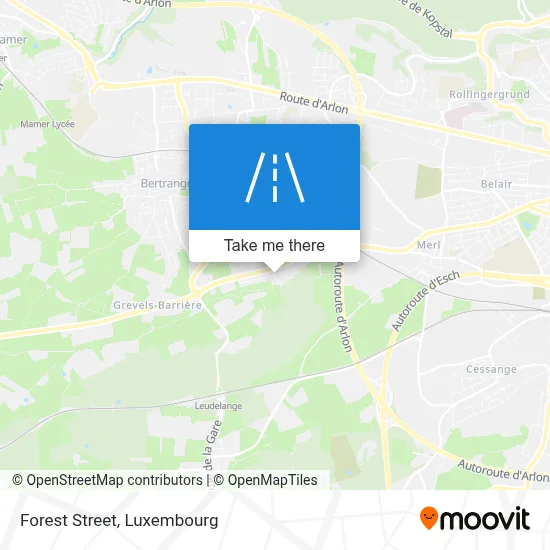 Rue De La Forêt map