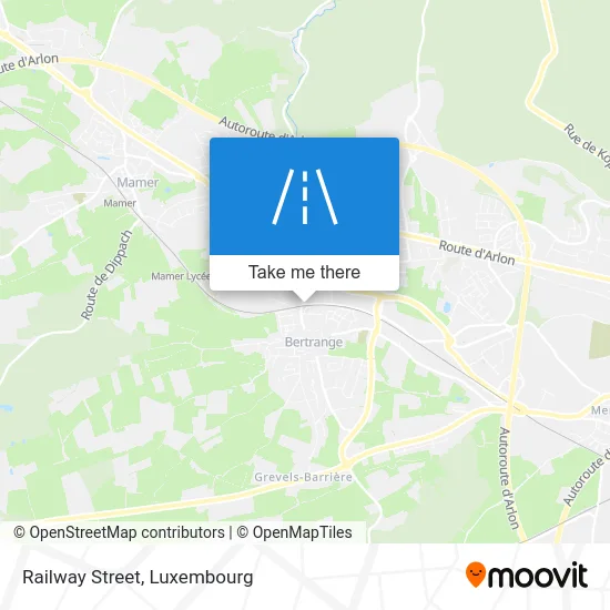 Rue Du Chemin De Fer map