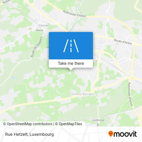 Rue Hetzelt Karte